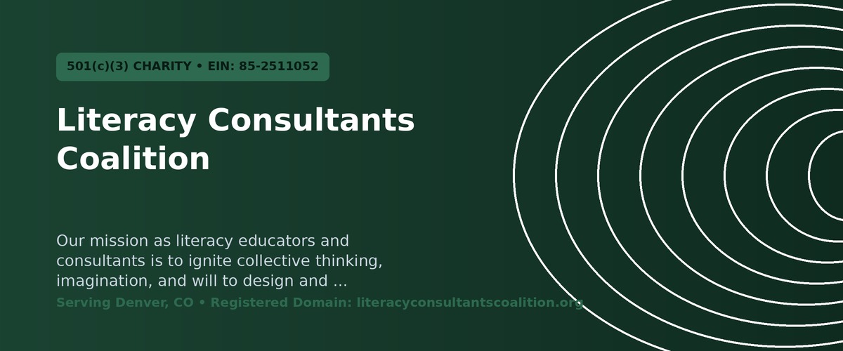 Literacy Consultants Coalition Banner